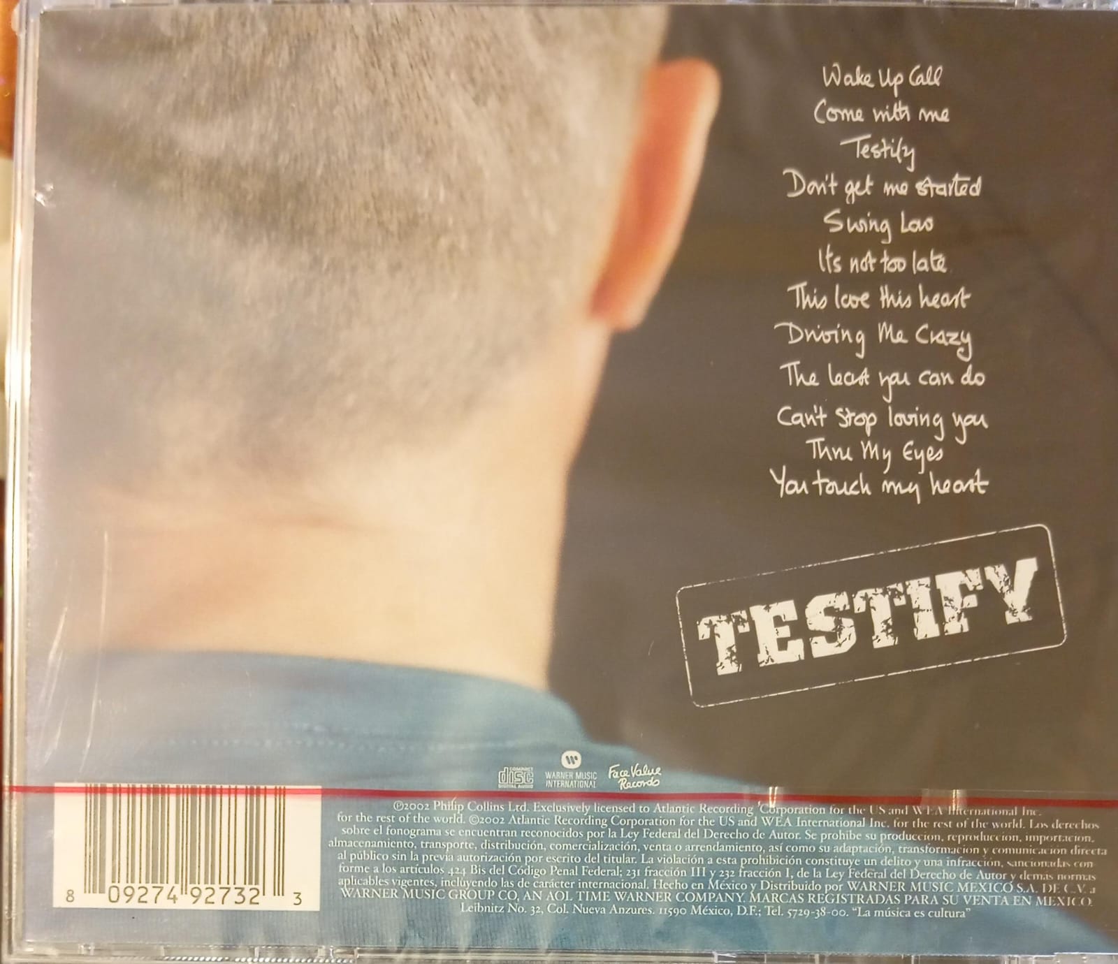 Phil Collins – Testify (CD Nacional Nuevo). tienda de discos en méxico formato muerto