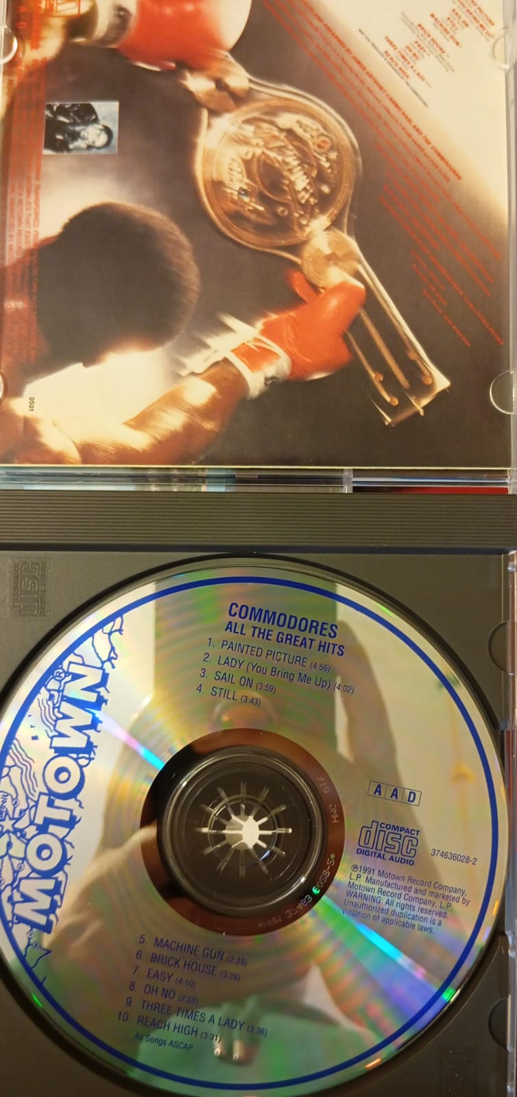  The Commodores – All the Great Hits (CD Importado) | Buen Estado.  tienda de discos en méxico formato muerto