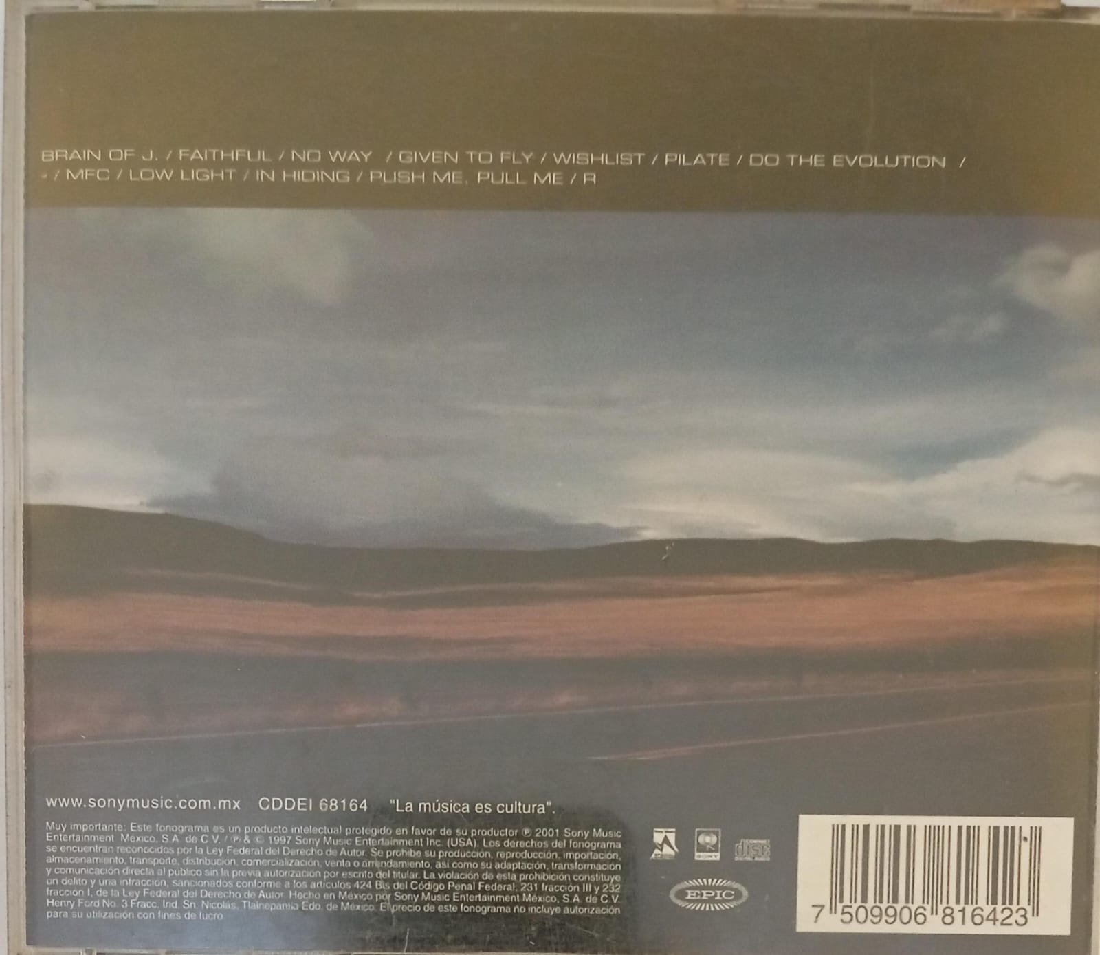 PEARL JAM – YIELD (CD NACIONAL). tienda de discos en méxico formato muerto