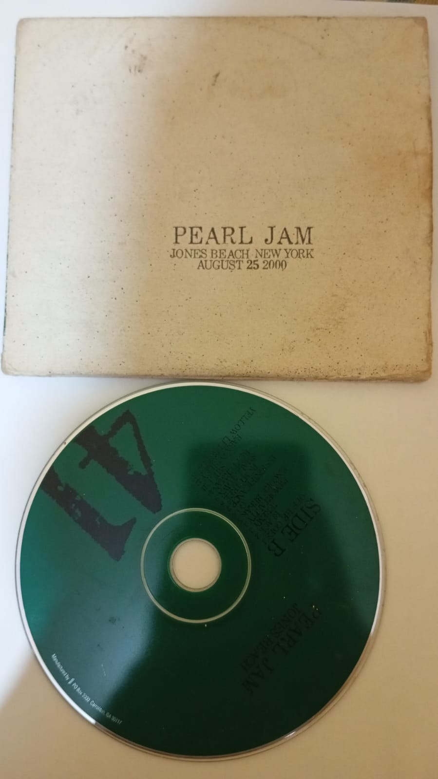 Pearl Jam – Jones Beach, New York - August 23, 2000. Cd doble. tienda de dscos en méxico formato muerto