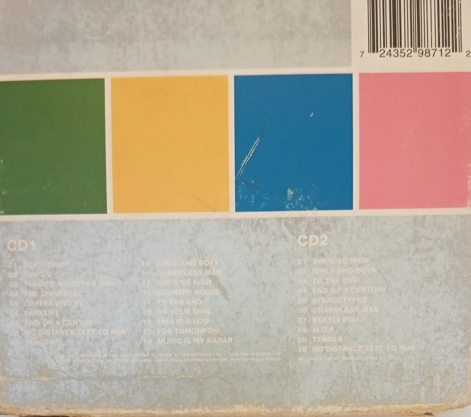 BLUR – THE BEST OF (CD DOBLE). tienda de discos en méxico formato muerto