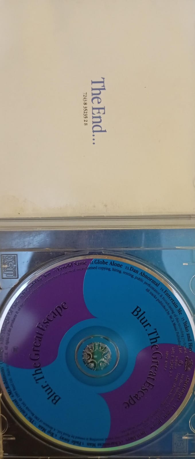 BLUR – THE GREAT ESCAPE (CD). tienda de discos en méxico formato muerto