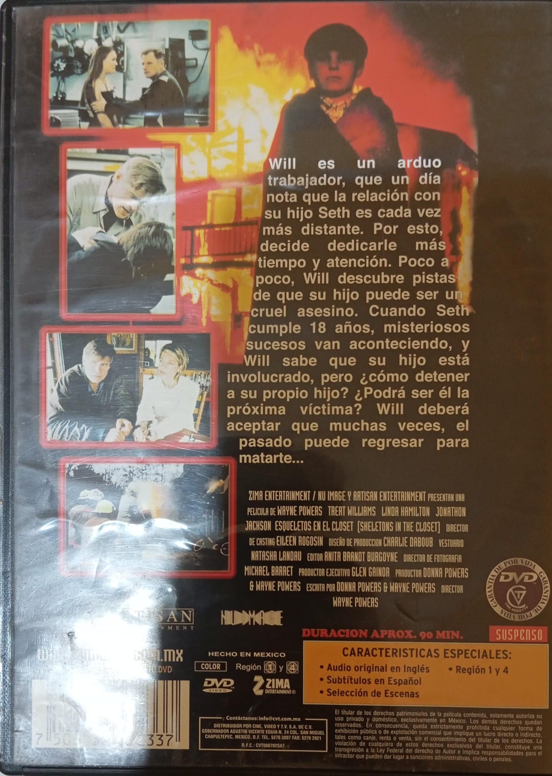 Esqueletos En El Closet Wayne Powers Pelicula Dvd.