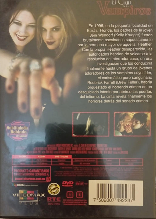 El Clan de los Vampiros. DVD.