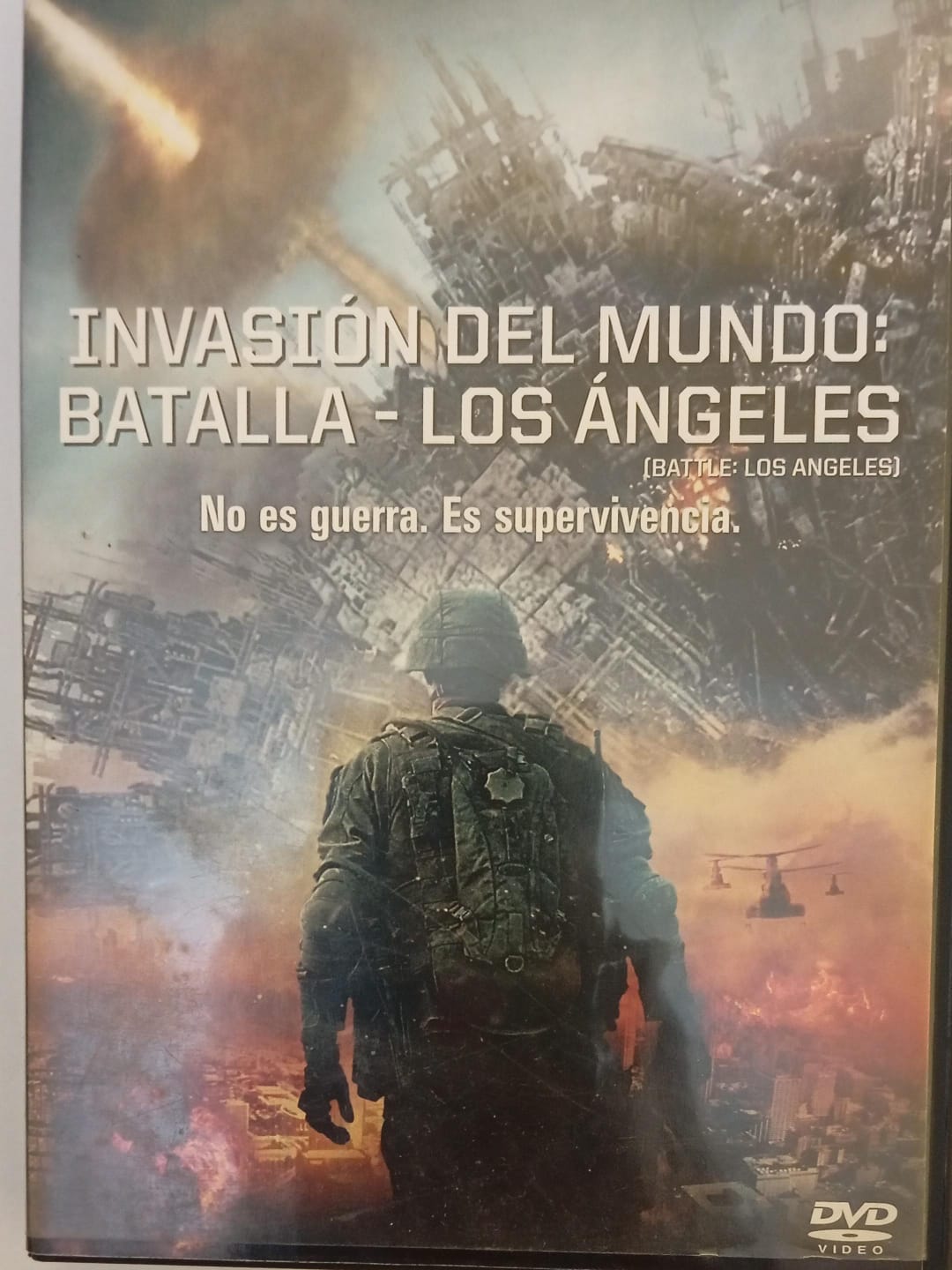 Invasión del Mundo: Batalla Los Angeles. DVD.