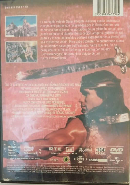 El Guerrero Rojo. DVD.