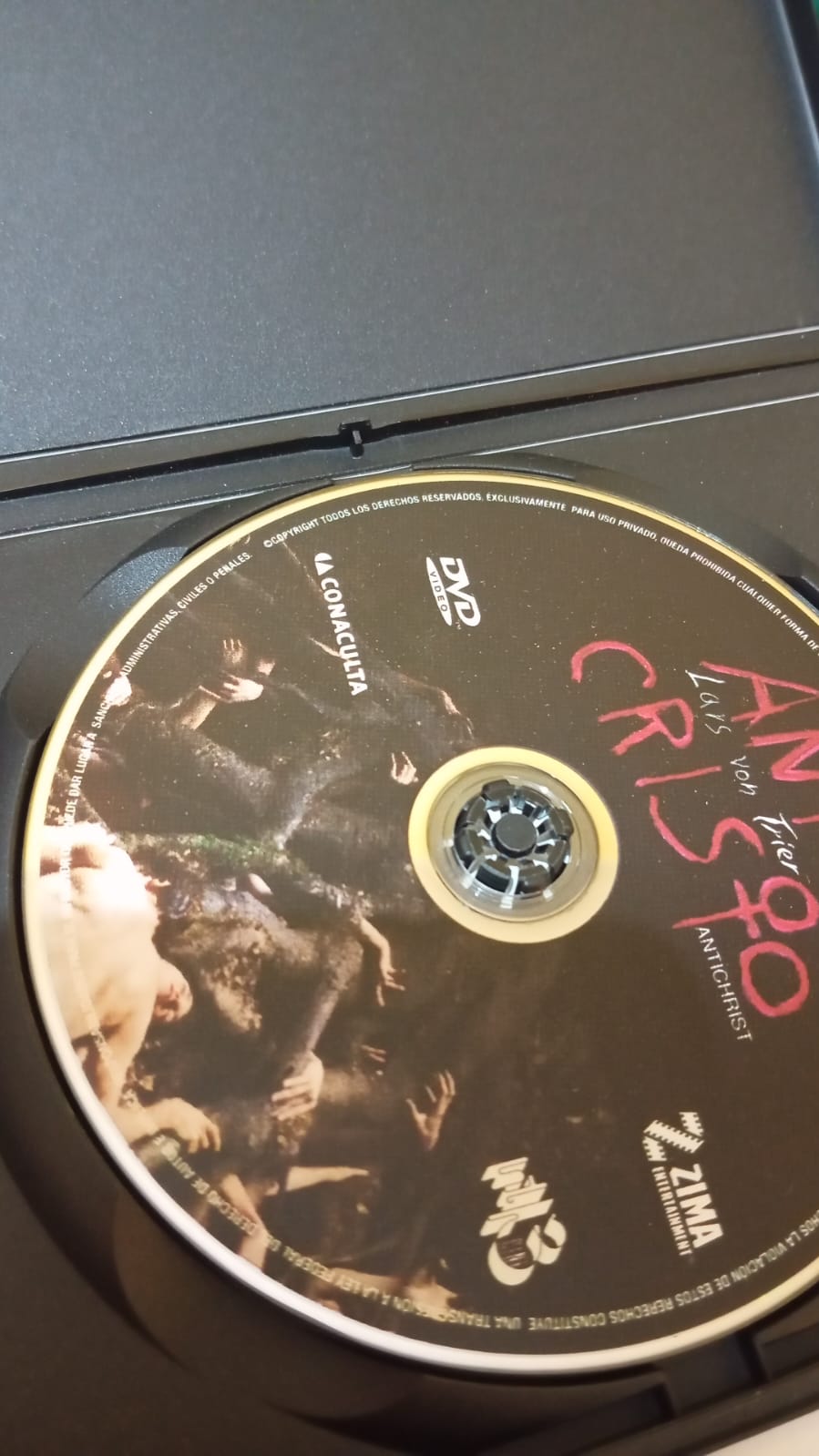 Anticristo. DVD.