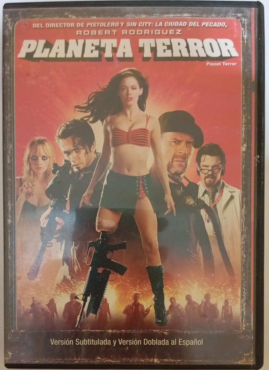 Planeta Terror [Planet Terror] (2007, DVD).