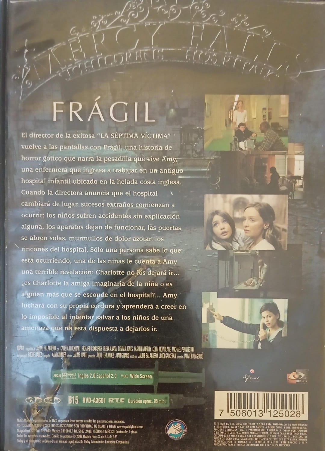 Frágil. Dvd.