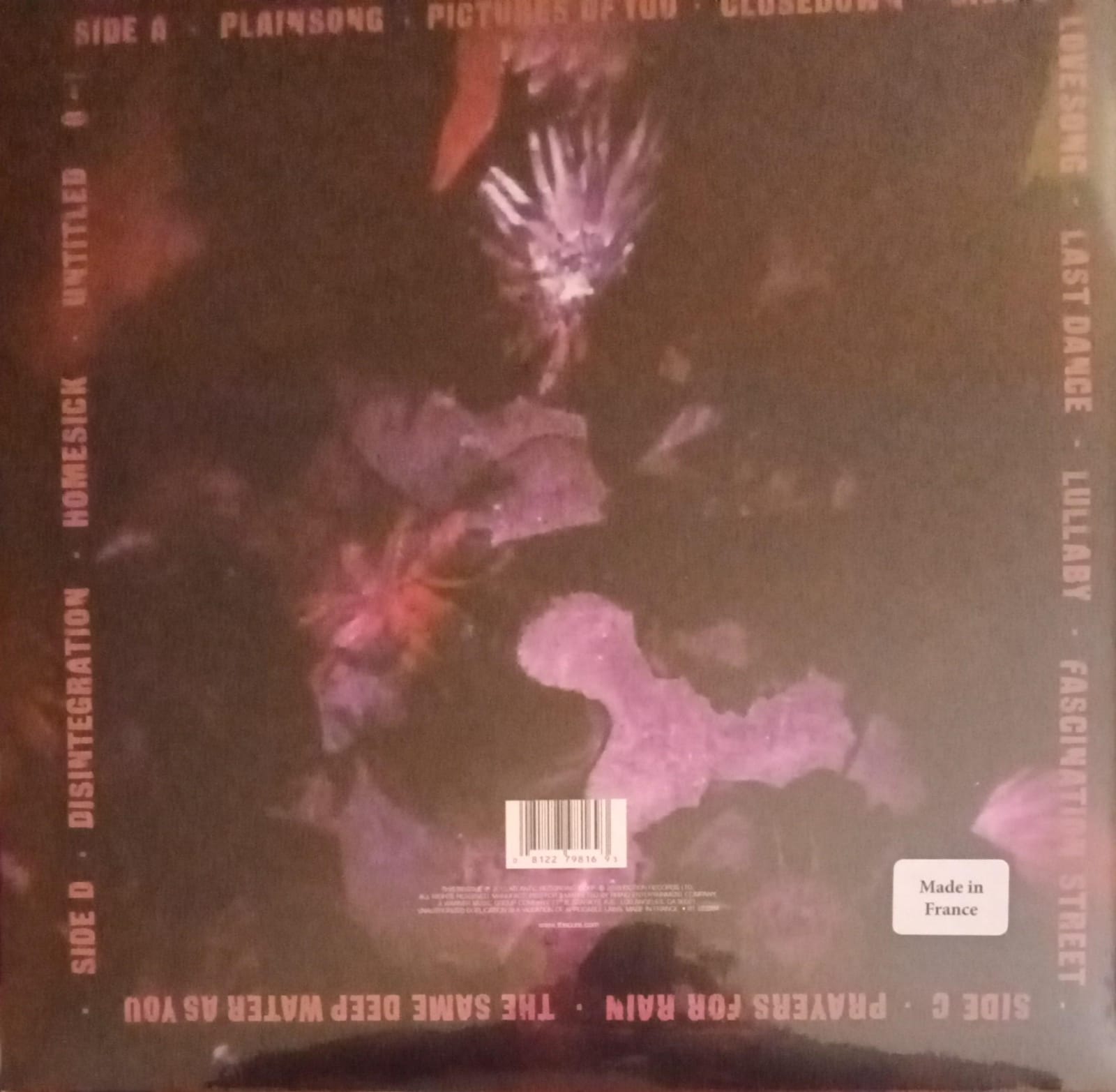Disintegration – The Cure. Vinilo doble gatefold nuevo. tienda de discos en méxico