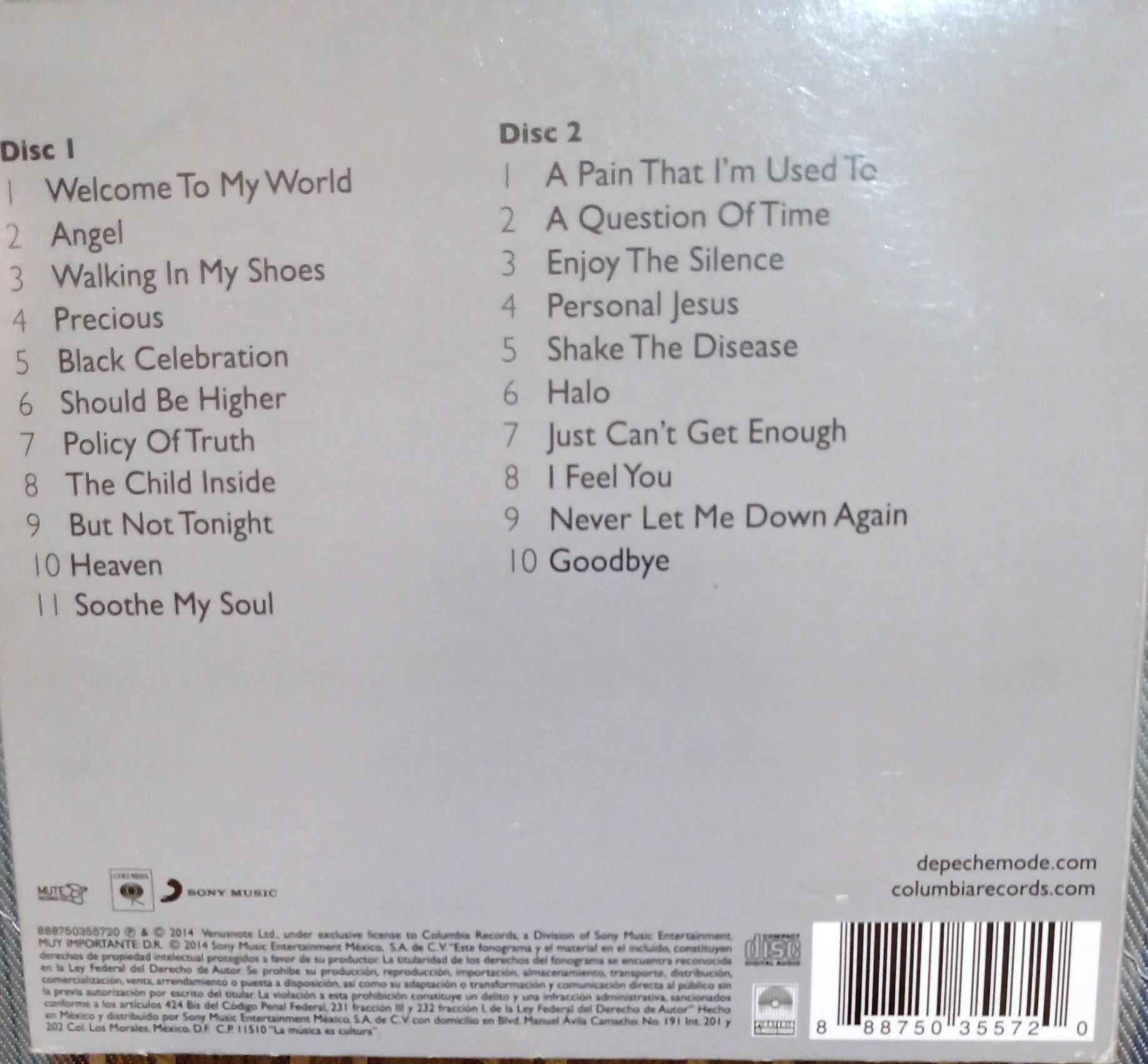  Depeche Mode – Live in Berlin Soundtrack (CD Doble Nacional). tienda de discos en méxico formato muerto