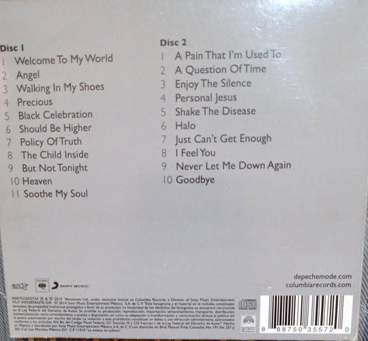  Depeche Mode – Live in Berlin Soundtrack (CD Doble Nacional). tienda de discos en méxico formato muerto