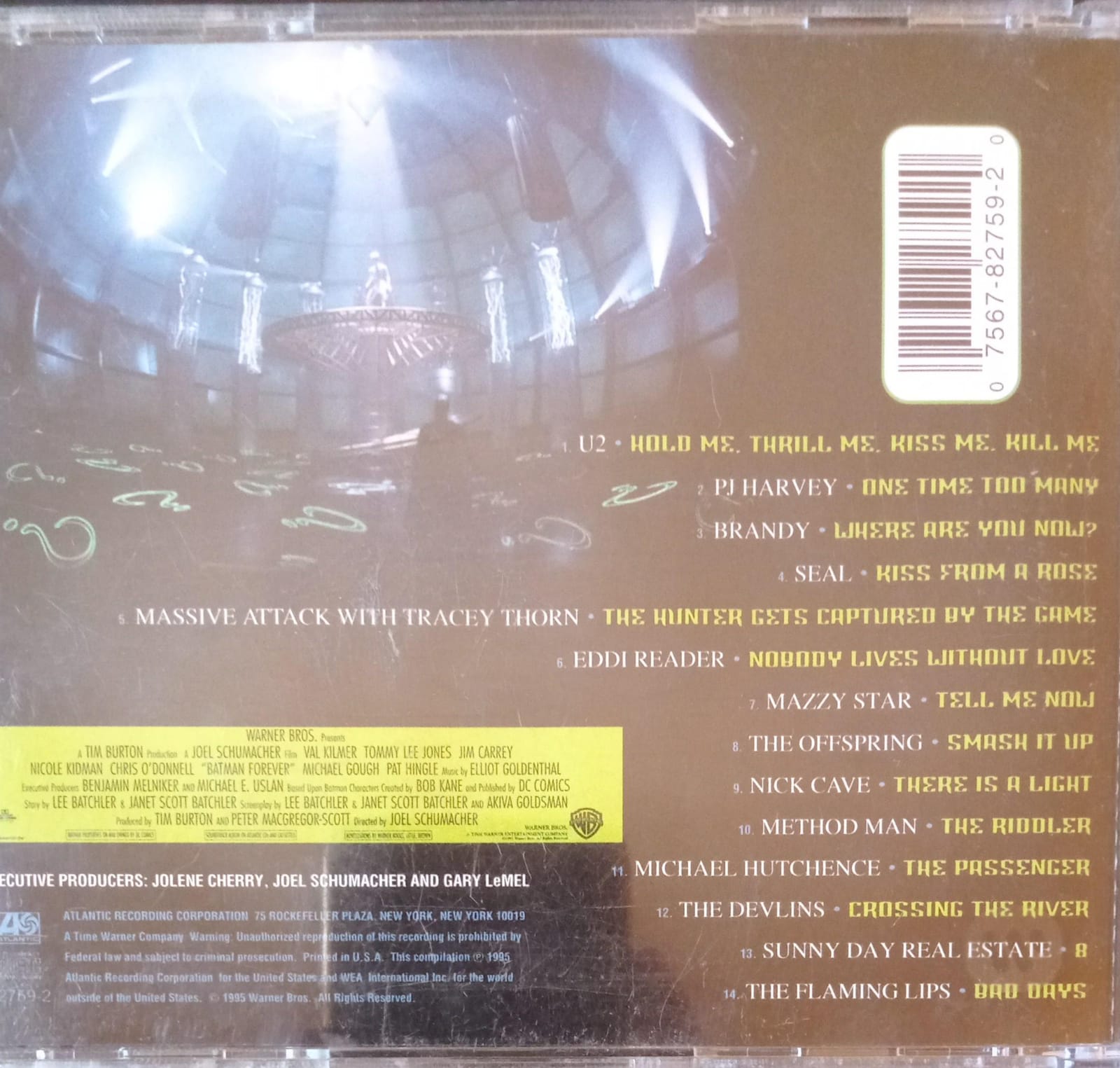 Varios – Batman Forever. OST Soundtrack. CD importado. tienda de discos en méxico formato muerto