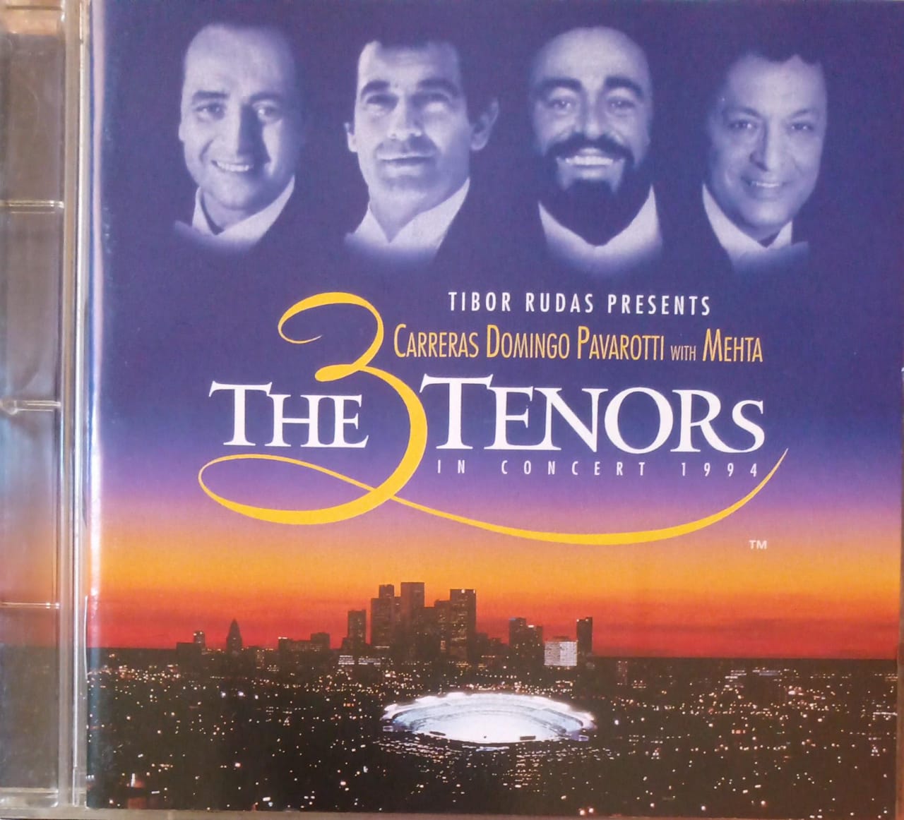 Carreras - Domingo - Pavarotti With Mehta – The 3 Tenors In Concert 1994. Cd. tienda de discos en méxico formato muerto