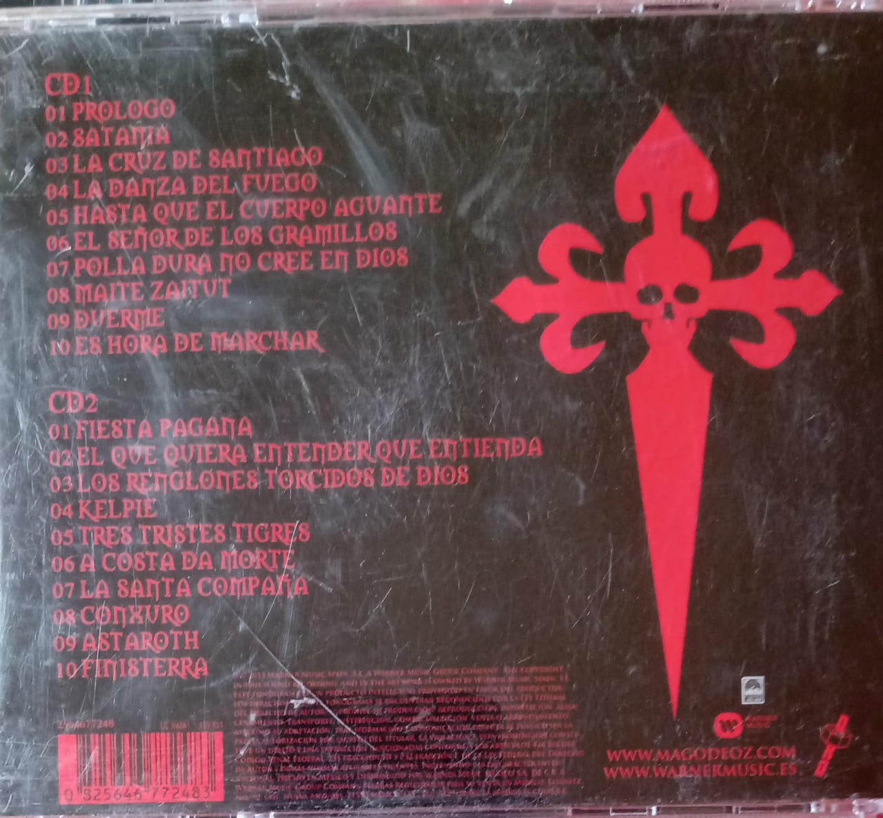 Mägo De Oz – Finisterra (Opera Rock). Cd doble buen estado. tienda de discos en méxico formato muerto