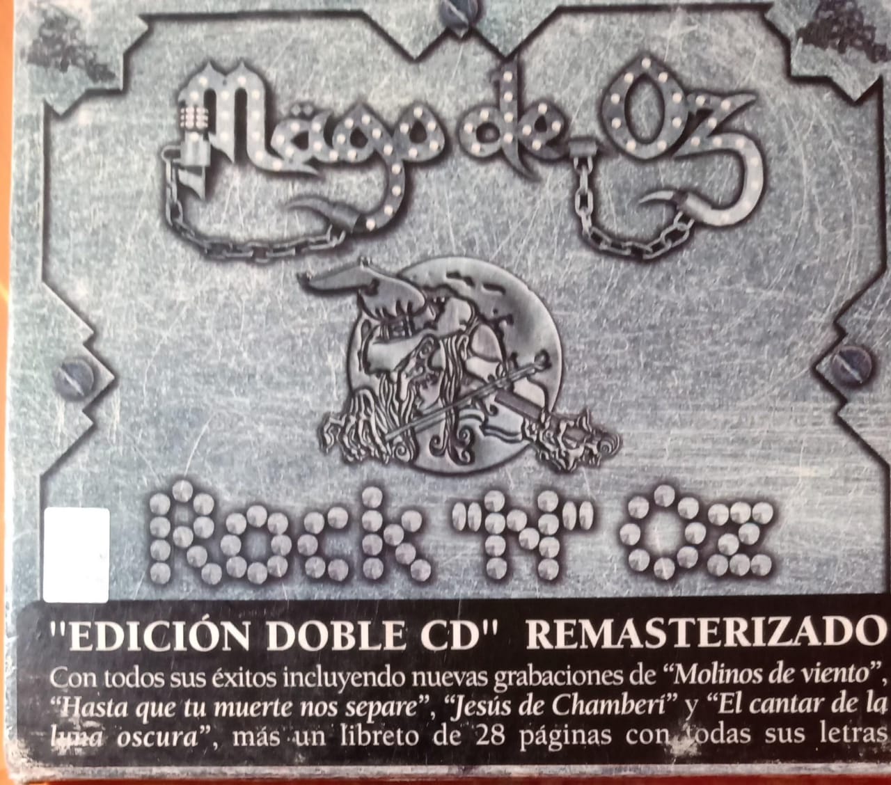 Mägo De Oz – Rock 'N' Oz. CD doble. Discos con marcas de uso que no afectan su reproducción. tienda de discos en méxico formato muerto