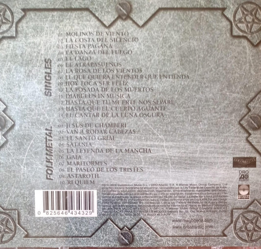 Mägo De Oz – Rock 'N' Oz. CD doble. Discos con marcas de uso que no afectan su reproducción. tienda de discos en méxico formato muerto