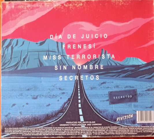División Minúscula – Secretos. CD. tienda de discos en méxico formato muerto