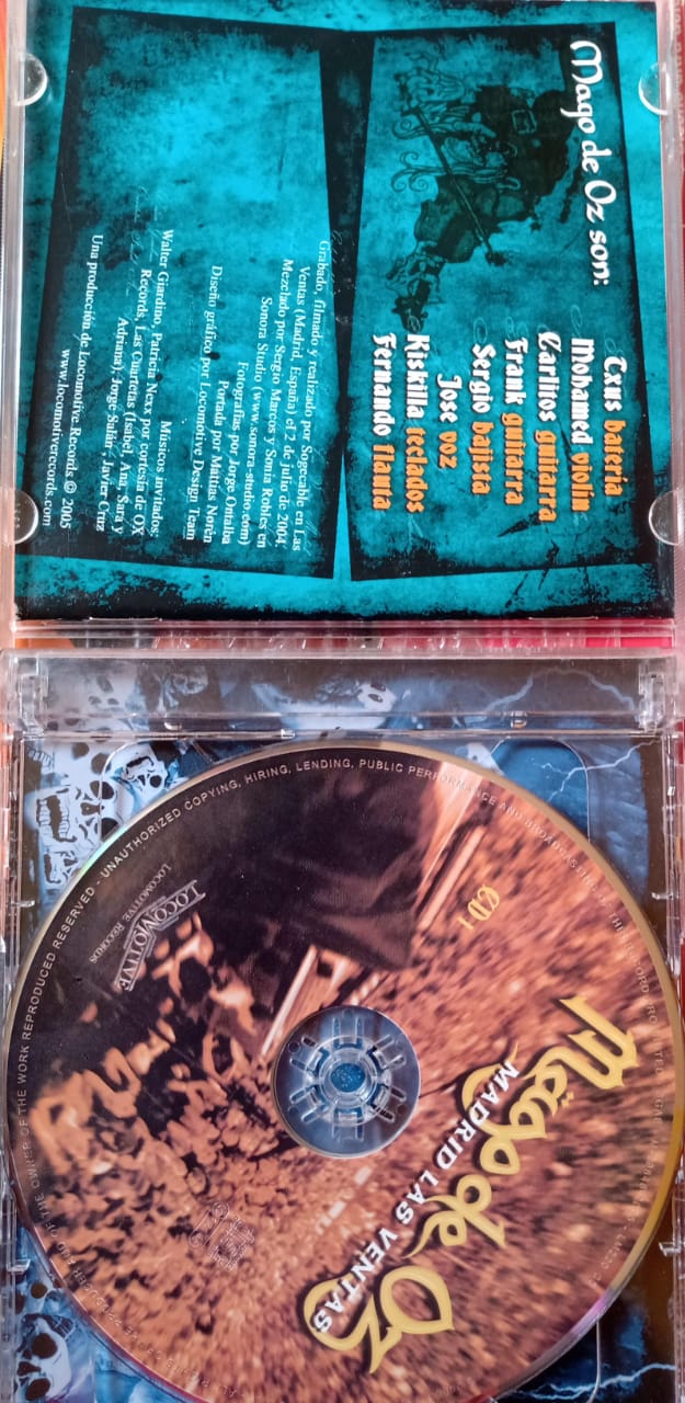 Mägo De Oz – Madrid Las Ventas. Cd doble. tienda de discos en méxico formato muerto