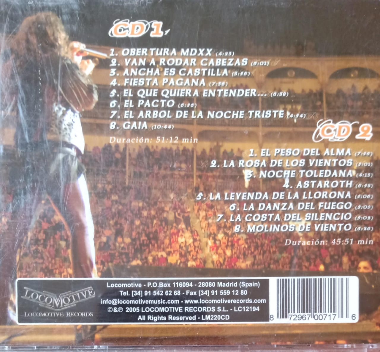 Mägo De Oz – Madrid Las Ventas. Cd doble. tienda de discos en méxico formato muerto