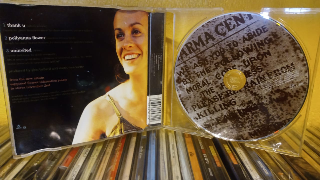 Alanis Morissette – Thank U. Cd single. tienda de discos de méxico formato muerto