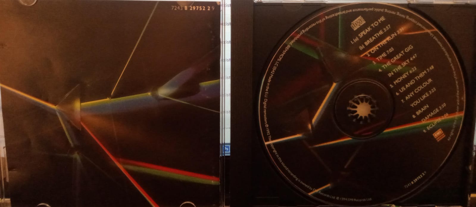 Pink Floyd – The Dark Side of the Moon (CD importado). tienda de discos en méxico formato muerto