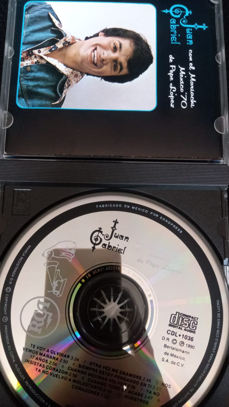 Juan Gabriel Con El Mariachi México '70 De Pepe López – Con Mariachi Vol. II. Cd. tienda de discos en méxico formato muerto