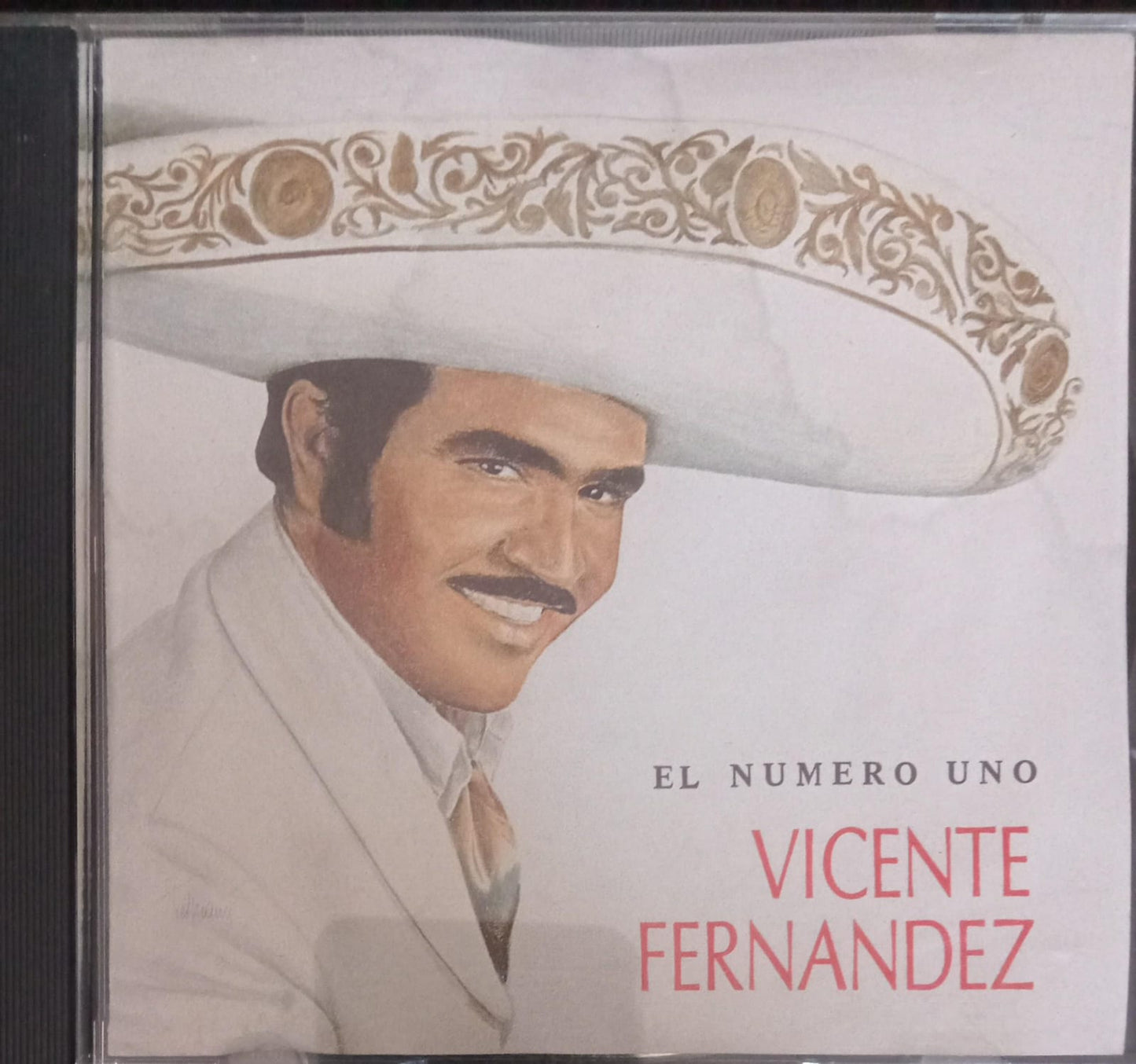Vicente Fernández – El Número Uno. Cd. tienda de discos en méxico formato muerto