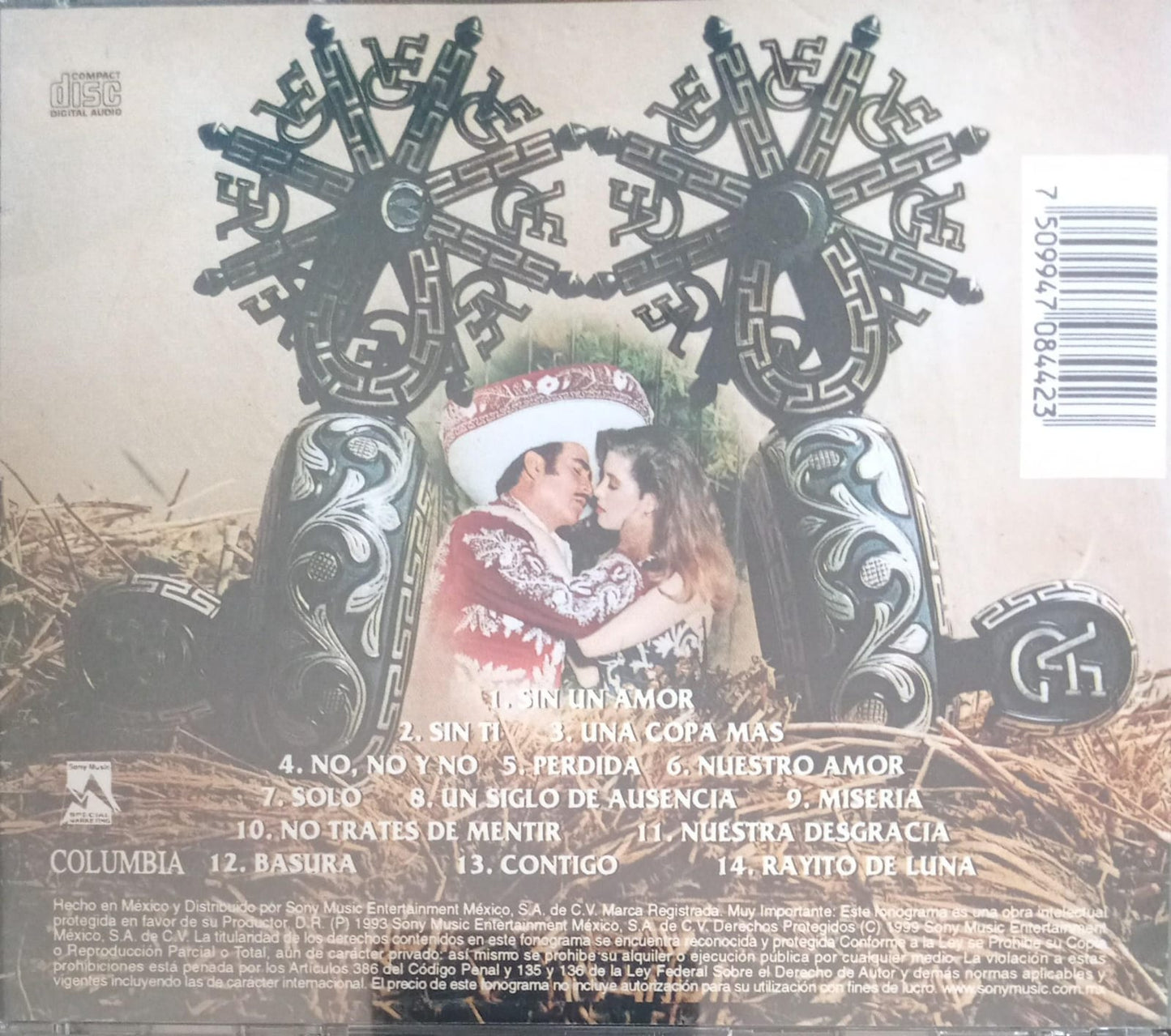 Vicente Fernández – Recordando A Los Panchos. CD. tienda de disos en méxico formato muerto