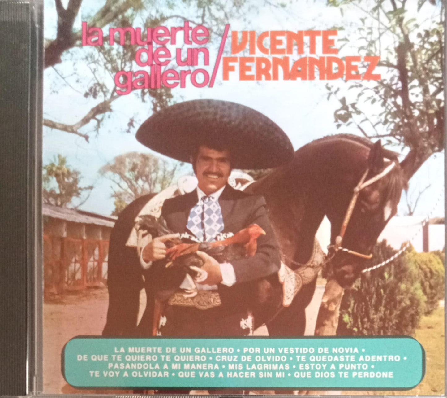 Vicente Fernández – La Muerte De Un Gallero. Cd. tienda de discos en méxico formato muerto