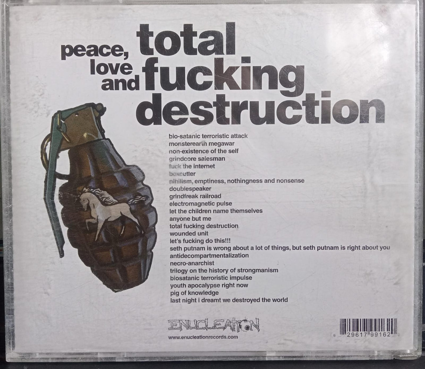 Total Fucking Destruction – Peace, Love And Total Fucking Destruction. Cd. tienda d ediscos en méxico formato muerto