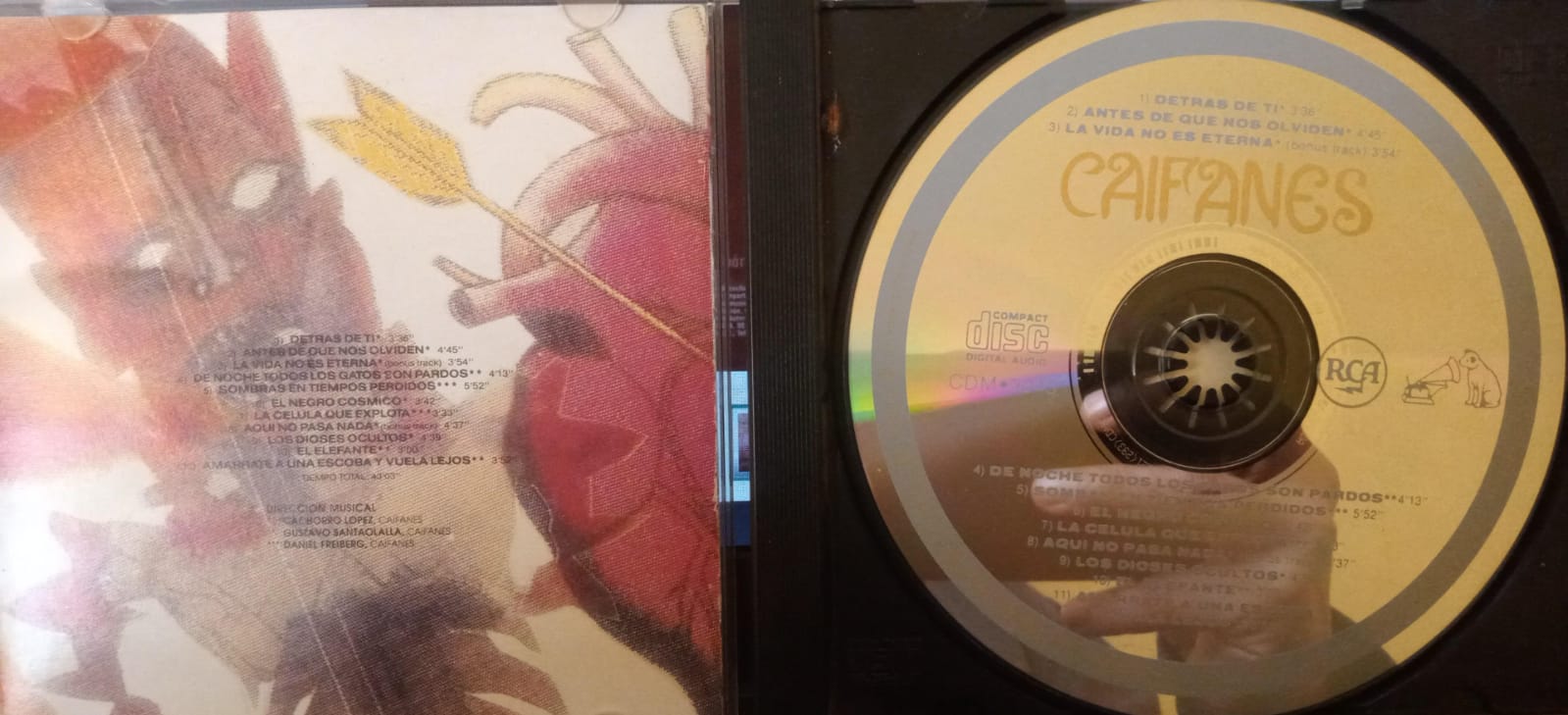 Caifanes – El Diablito. CD 1ra ed., sin código de barras. tienda de discos en méxico formato muerto