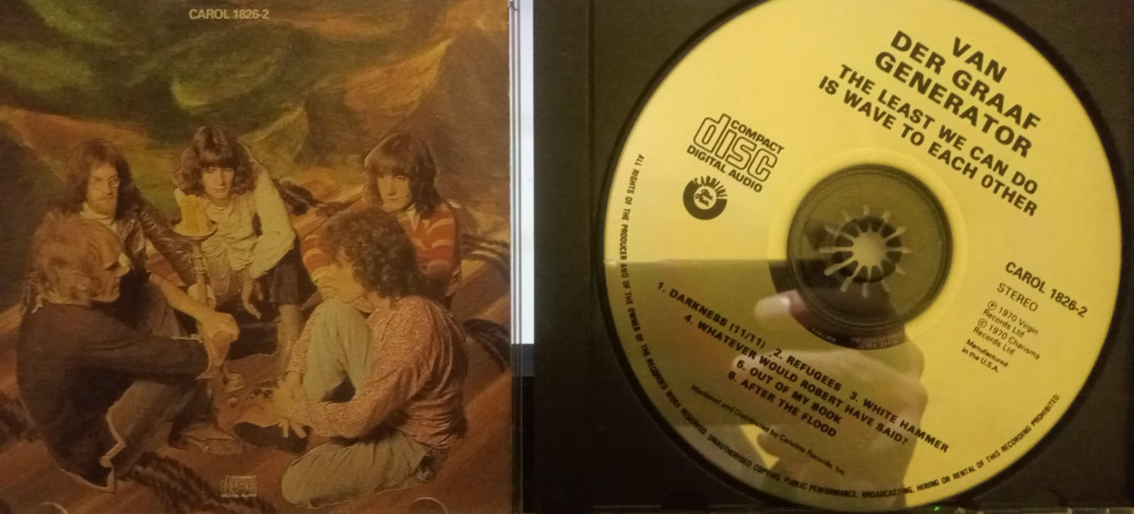 VAN DER GRAAF GENERATOR – The Least We Can Do Is Wave to Each Other. CD. tienda de discos en méxico formato muerto