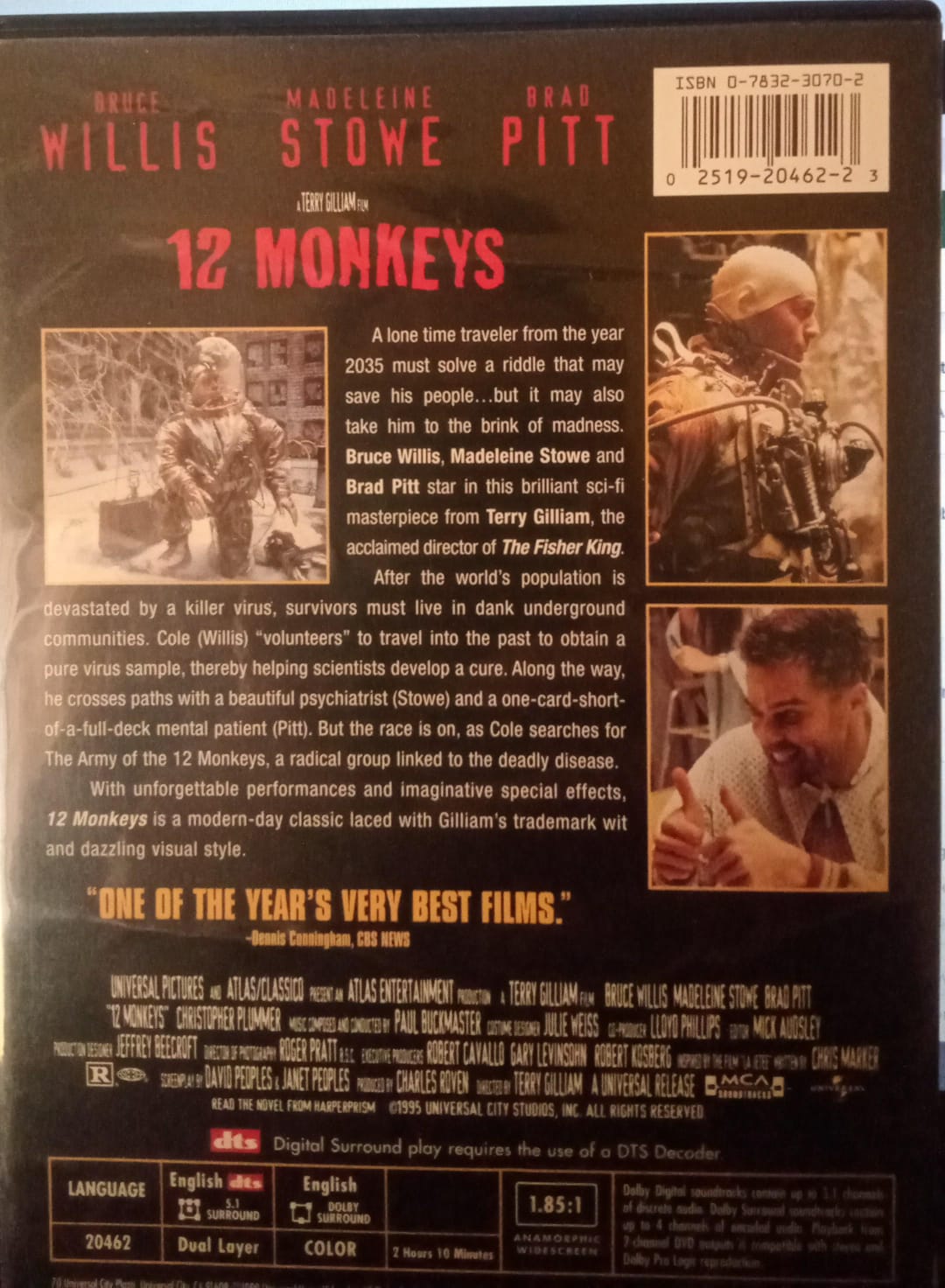 12 Monos. DVD.