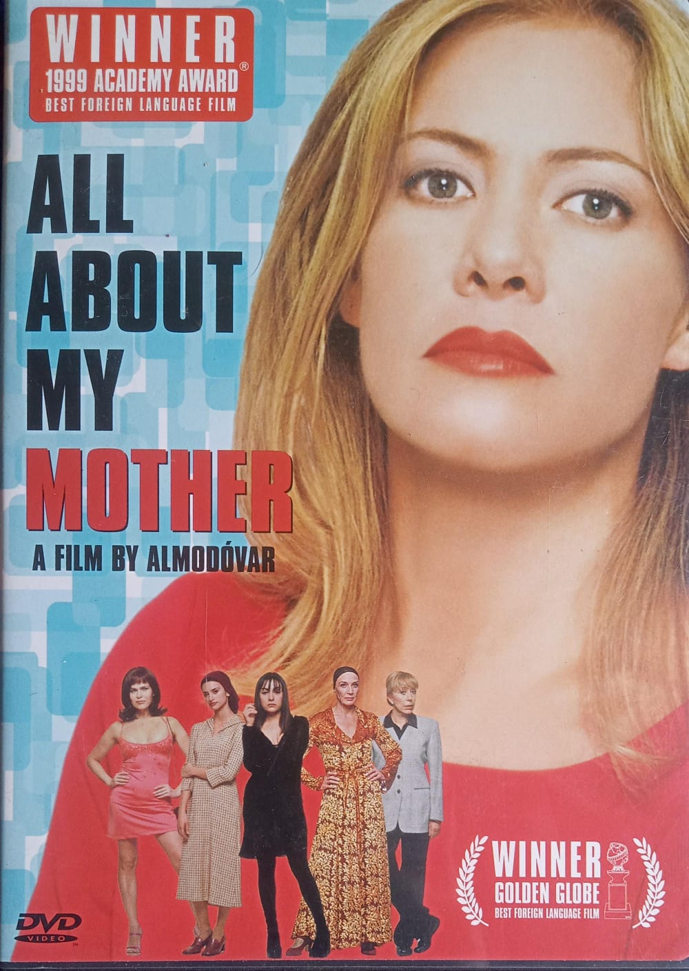 Todo sobre mi madre. All about my mother. DVD.