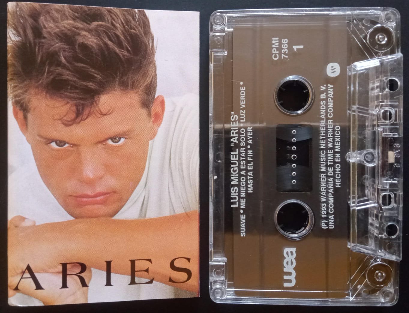 Luis Miguel – Aries. Cassette. tienda de discos en méxico formato muerto tienda de discos en méxico formato muerto