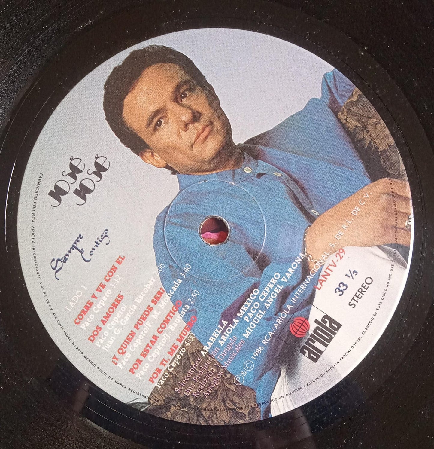 José José – Siempre Contigo. Vinilo.