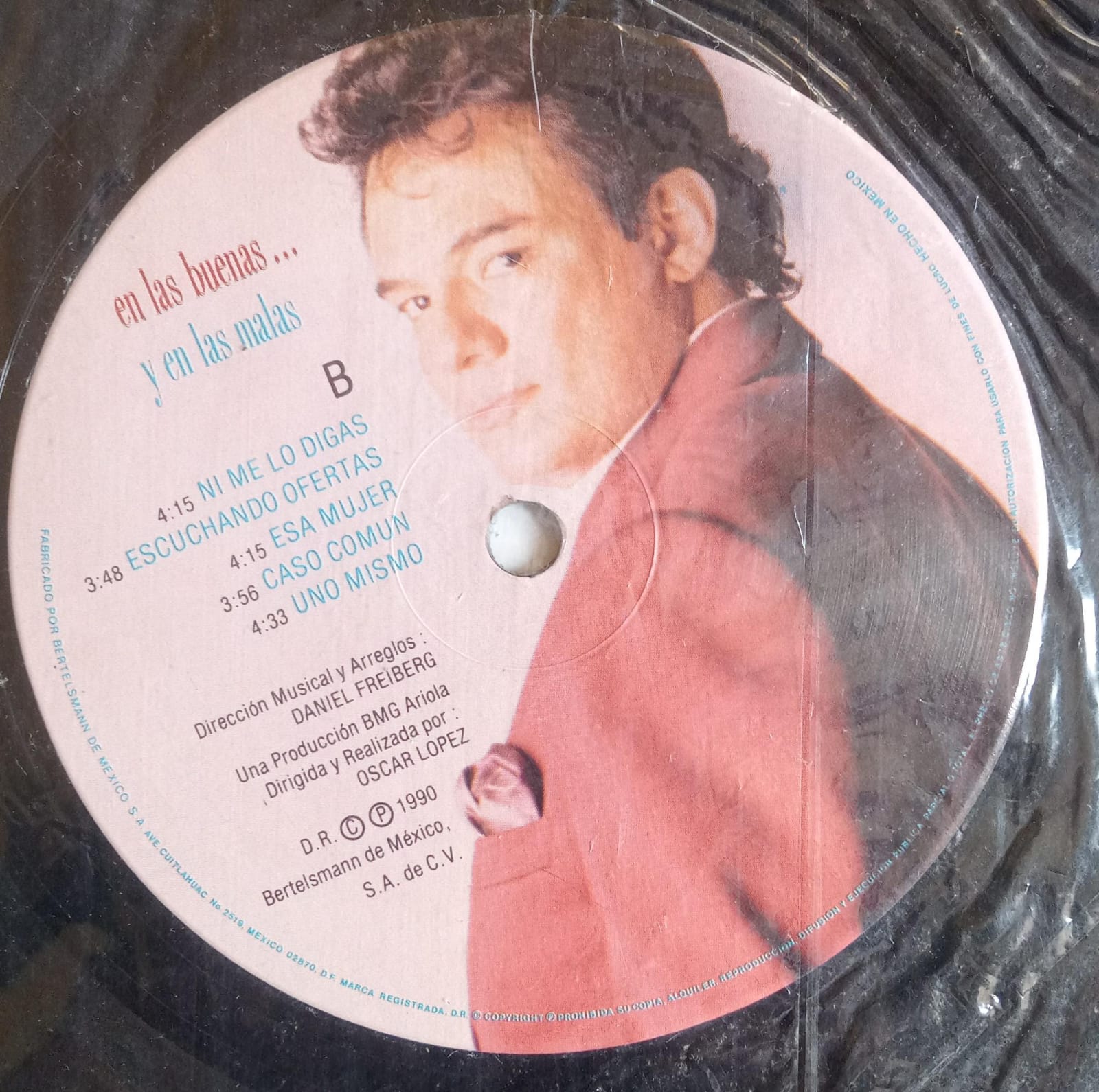 José José – En Las Buenas... Y En Las Malas. Vinilo. Funda como se aprecia en las fotos, disco e inserto en buen estado. tienda de discos en méxico formato muerto