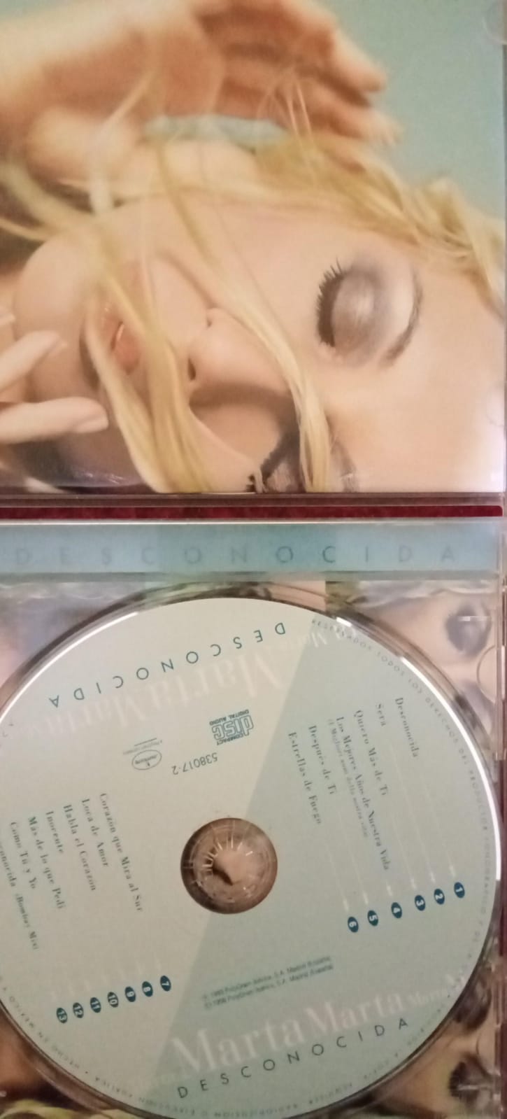 Marta Sánchez – Desconocida. Cd en buen estado.