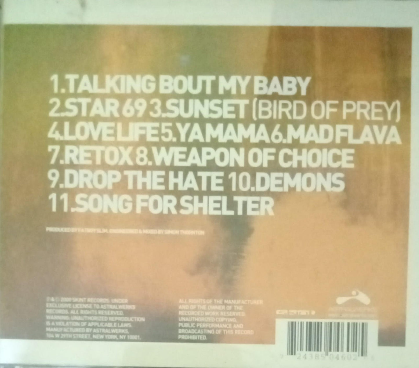 Fatboy Slim – Halfway Between the Gutter and the Stars (CD Importado).