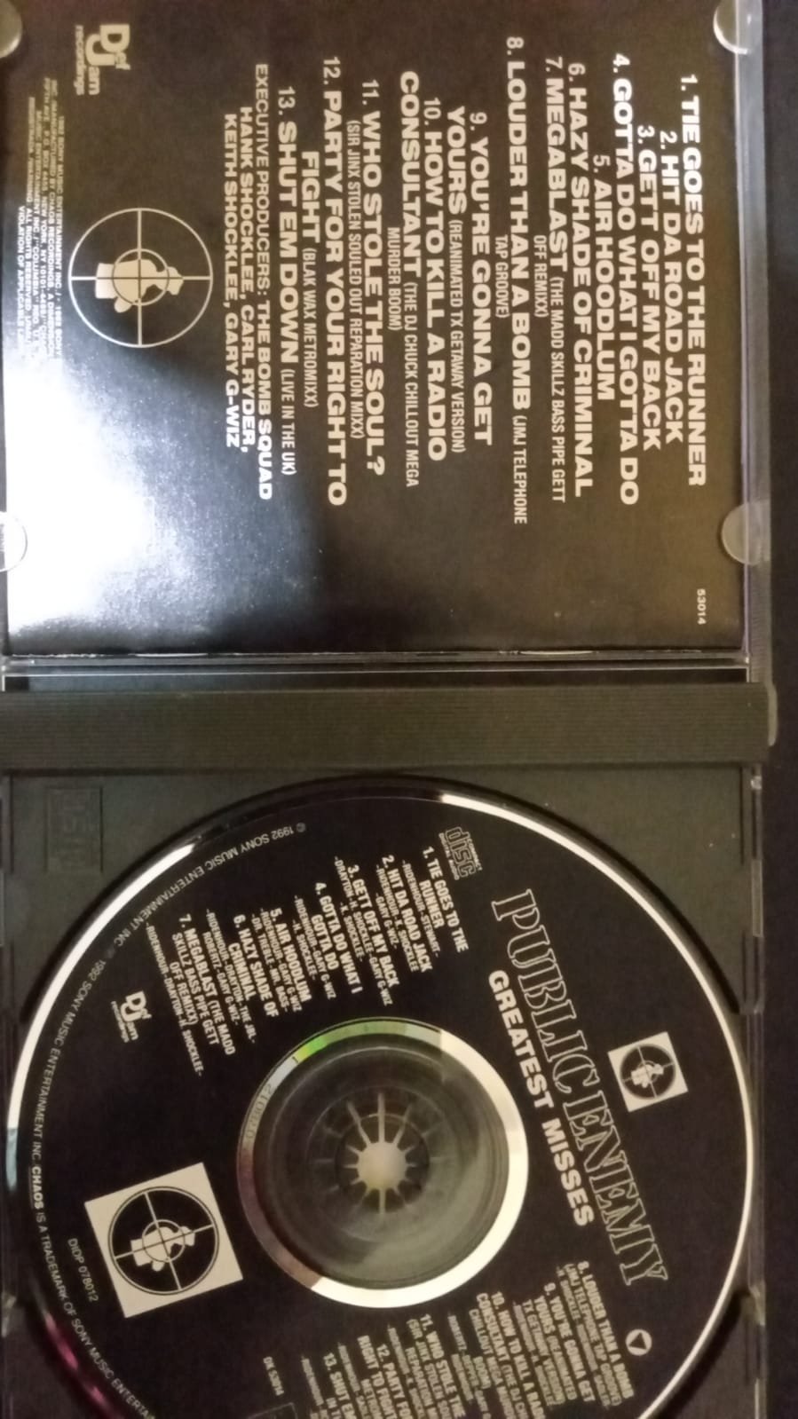 Public Enemy – Greatest Misses (CD Importado).