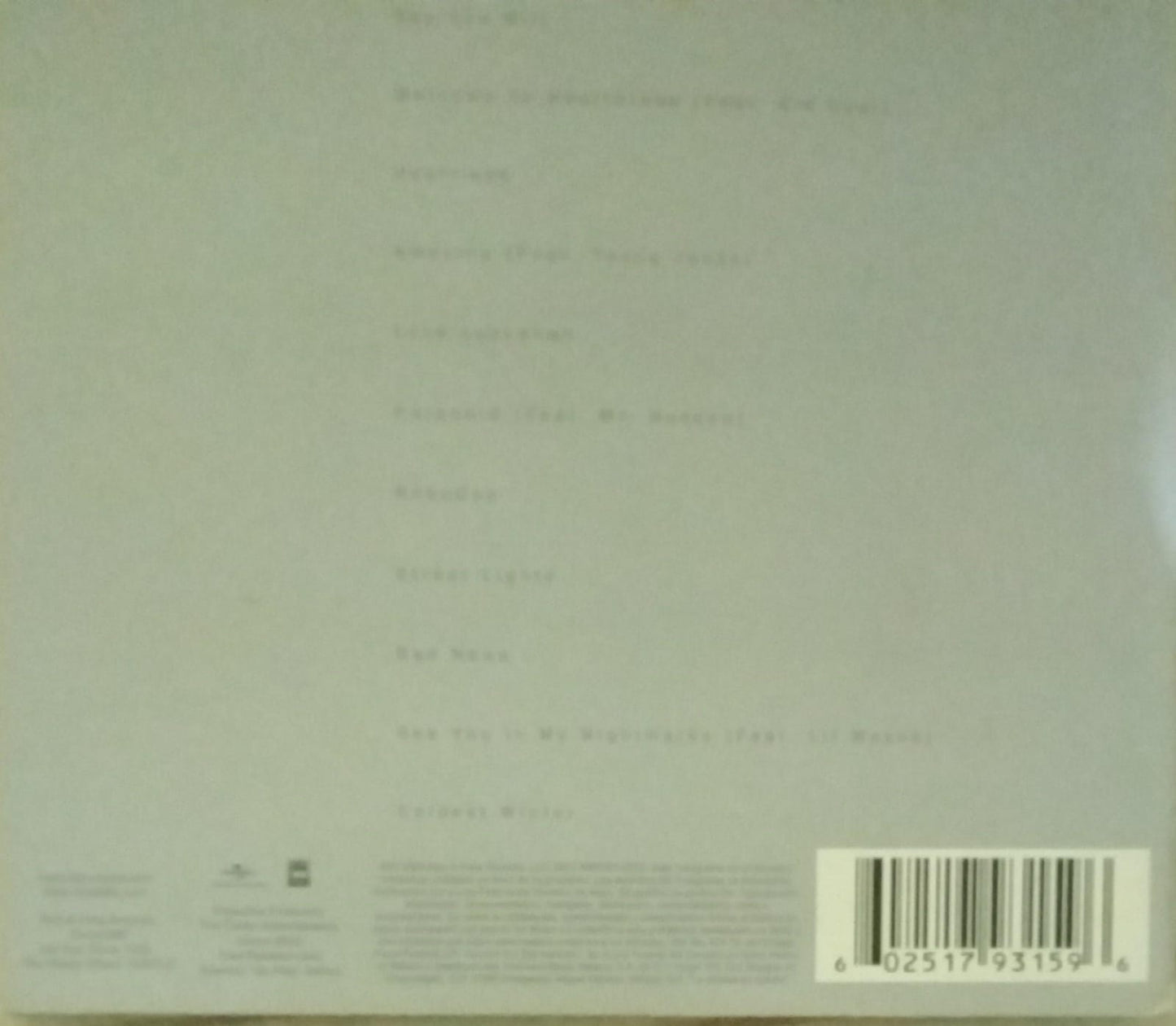 Kanye West – 808s & Heartbreak. Cd en buen estado.