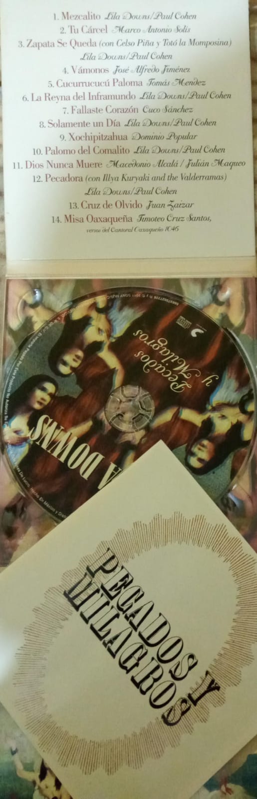 Lila Downs – Pecados Y Milagros. CD en buen estado.