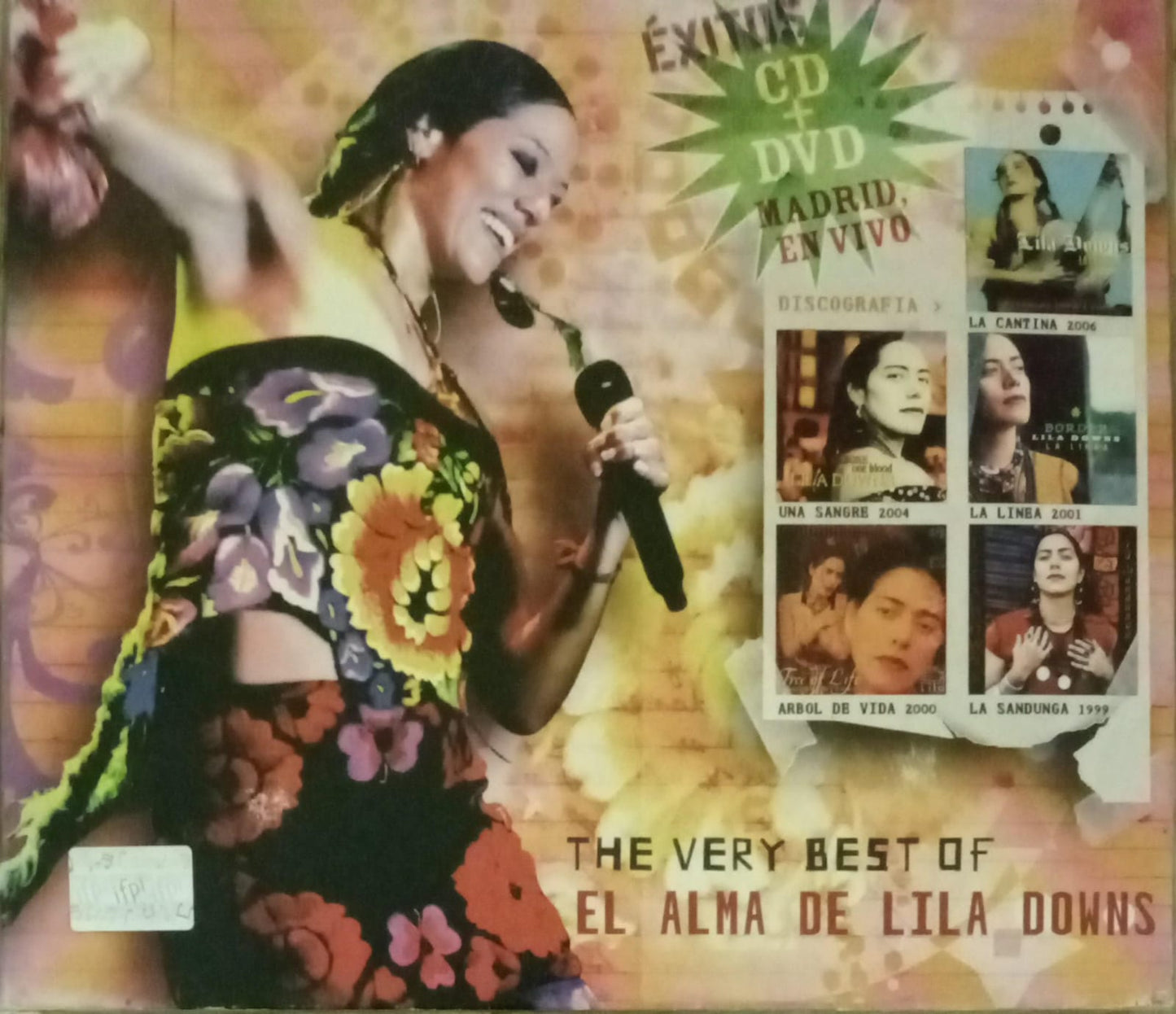 Lila Downs – The Very Best Of El Alma De Lila Downs. Cd y DVD en buen estado.