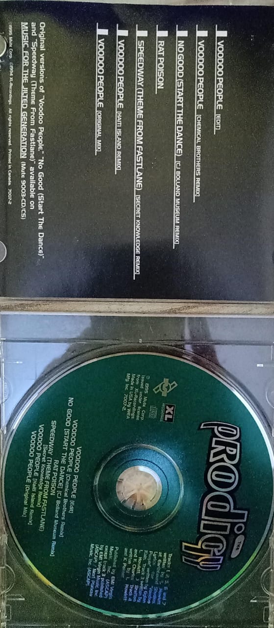 The Prodigy – Voodoo People. Cd en buen estado.