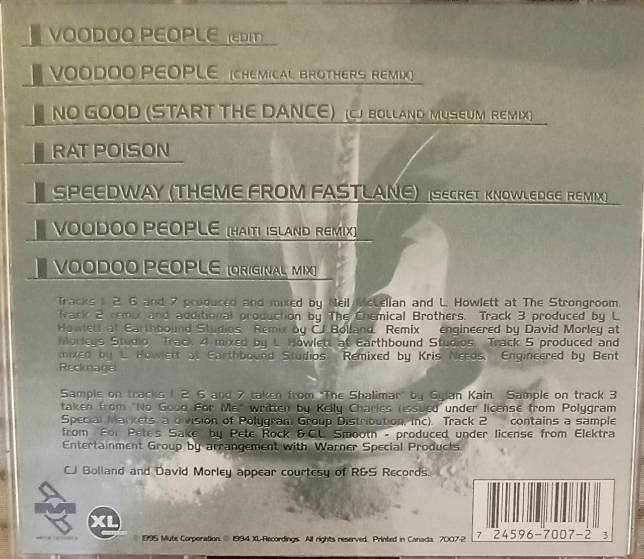 The Prodigy – Voodoo People. Cd en buen estado.