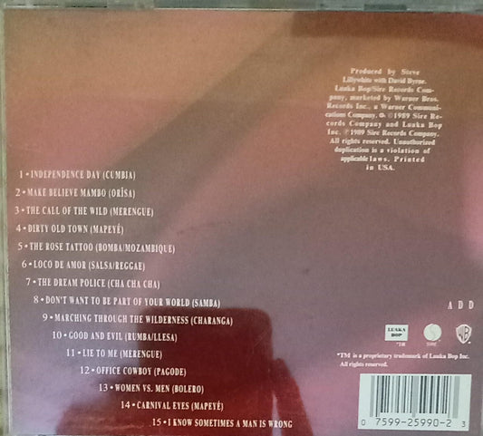 David Byrne – Rei Momo (CD Importado).