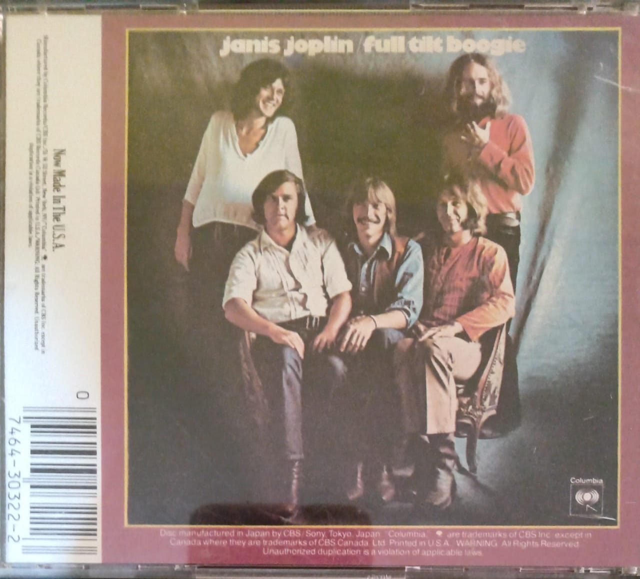 Janis Joplin – Pearl (CD Importado).