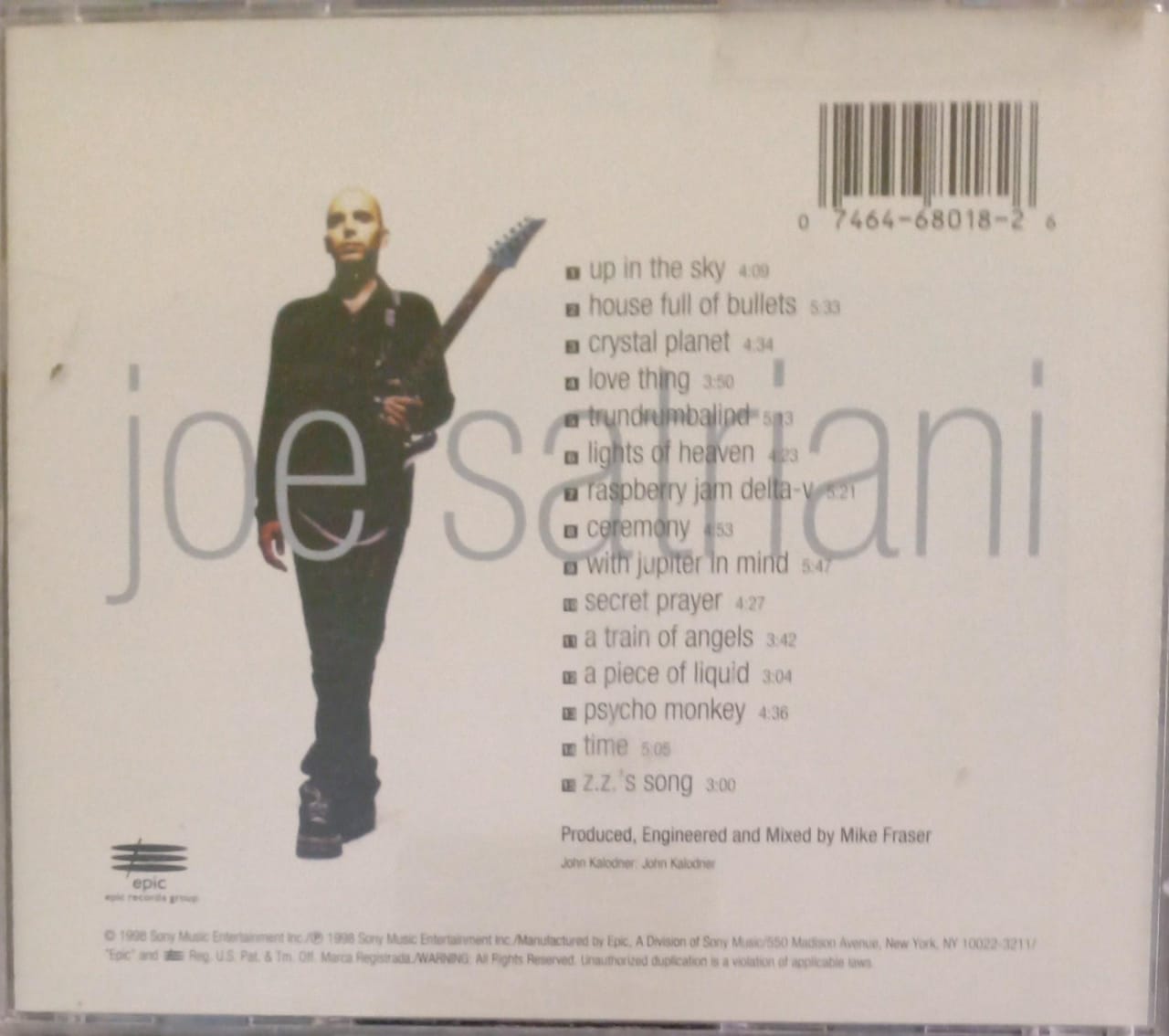 Joe Satriani – Crystal Planet (CD Importado).