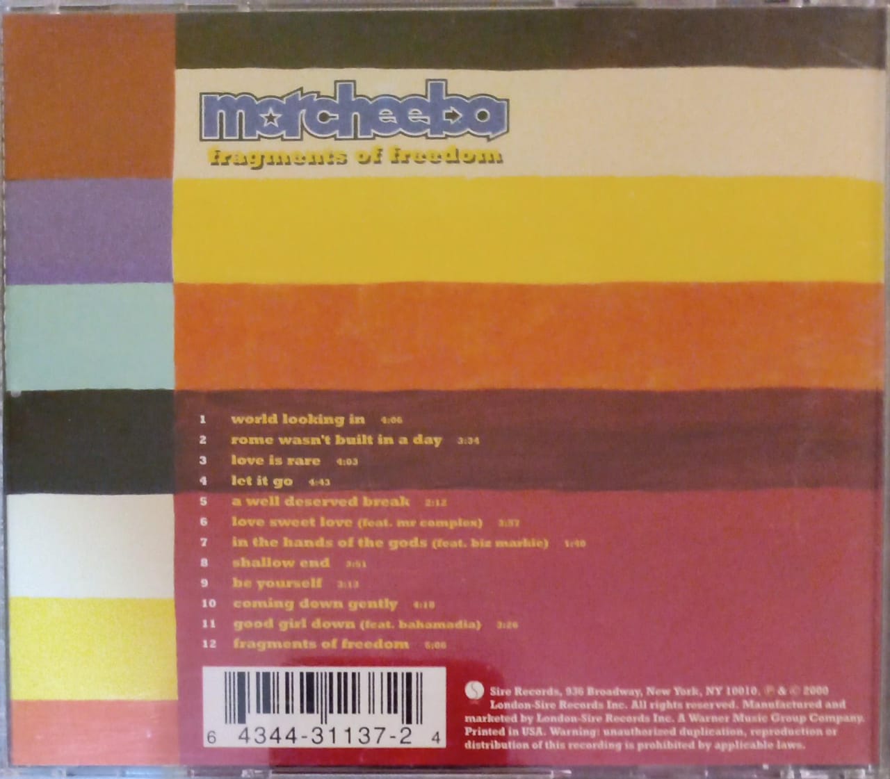 Morcheeba – Fragments of Freedom (CD Importado).
